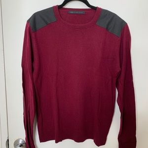 Marc by Marc Jacobs shoulder +elbow patch sweater